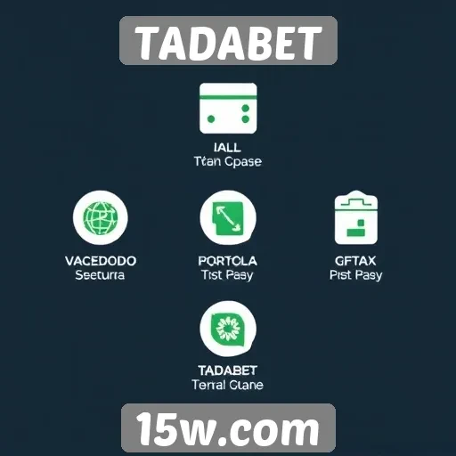 Métodos de pagamento utilizados no TADABET
